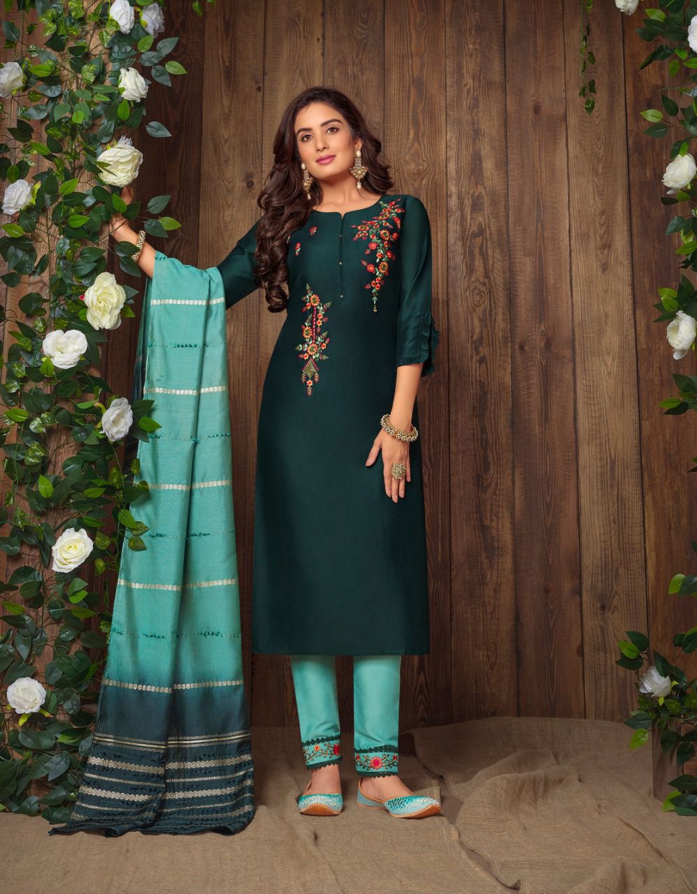 Lily And Lali Madhvi Fancy Designer Latest Ready Made Suit Collection